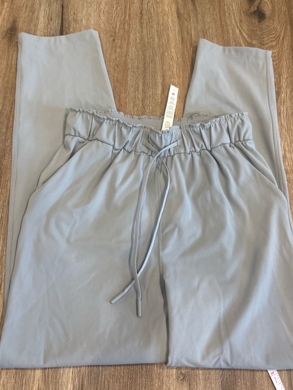 lululemon athletica Light Blue Drawstring Wide-Leg Track Pants